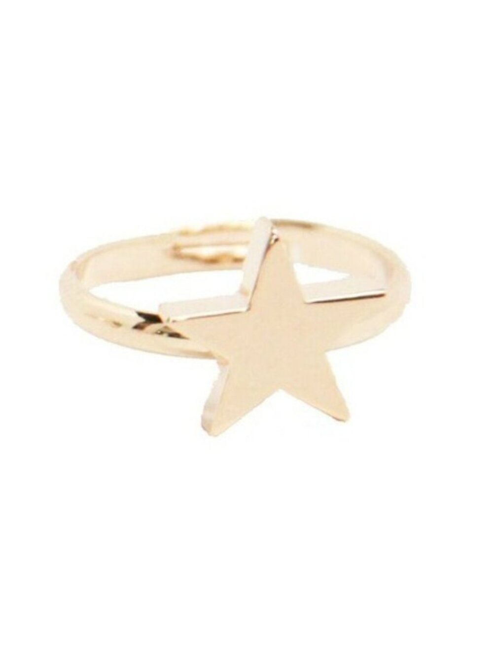 14kt Gold Plated Star Fashion Ring
